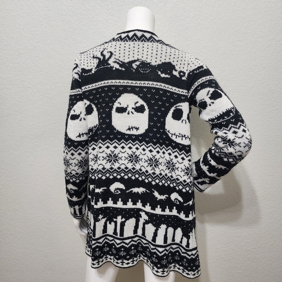 The Nightmare Before Christmas Fair Isle Cardigan Size S - Picture 8 of 12